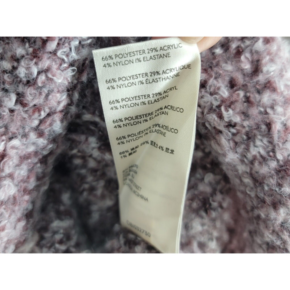 Free People Women's Size Small BFF Sweater Purple Cowl Neck Oversized - Picture 11 of 11